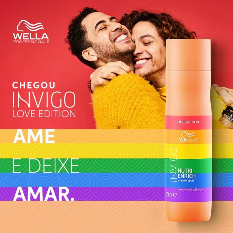 A Wella Professionals, para celebrar e comunicar todas as formas de amor no mês de junho, apresenta a campanha "Ame e Deixe Amar".