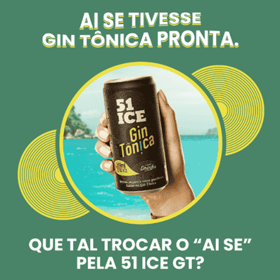 51 Ice traz a 51 Ice Gin Tônica, que junta a alta "drinkabilidade" da bebida e a praticidade de suas misturas alcoólicas prontas para beber.