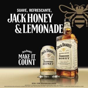 Reconhecida por seu Tennessee Whiskey, Jack Daniel's destaca-se por ser a primeira a lançar drinks em lata feitos com whiskey no Brasil.