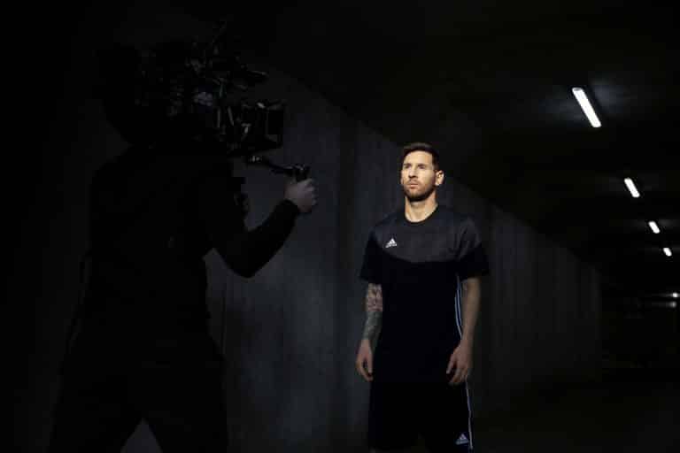Lionel Messi em campanha da Mastercard
