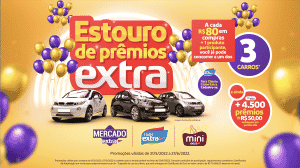 As marcas Extra promovem, até o dia 27 de junho, a campanha "Estouro de Prêmios Extra", um mês inteiro de celebração com os clientes.