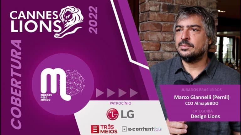 Conversamos com Marco Giannelli (Pernil), CCO da AlmapBBDO, jurado da categoria Design Lions, sobre as expectativas para o Cannes Lions 2022.