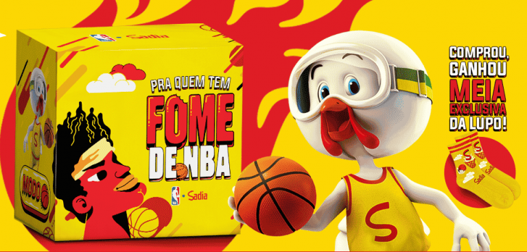 Sadia inicia novas ações promocionais que vão premiar os consumidores com itens temáticos para as finais dessa temporada da NBA.
