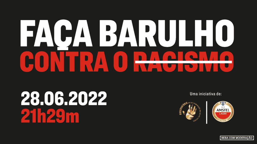Amstel e Observatório da Discriminação Racial se unem contra o racismo na Libertadores.