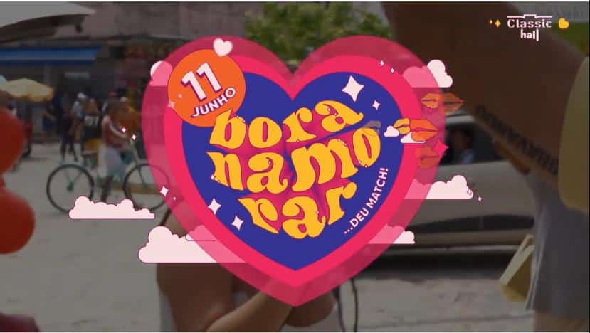 TV Globo Nordeste apoia evento 'Bora Namorar?' em campanha criada pela Ampla.