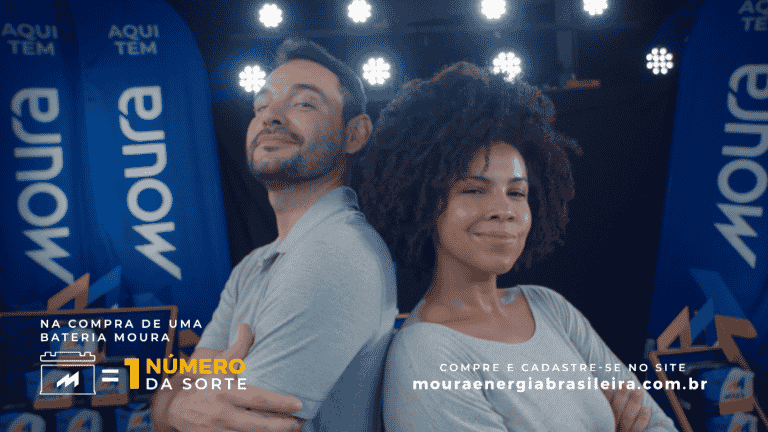 A Baterias Moura, no ano em que celebra seus 65 anos, lançou a promoção Energia Brasileira, criada em parceria com a Ampla.