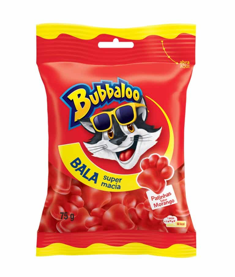 A Bubbaloo chega em 2022 repleta de novidades, e traz, após cinco anos sem lançamentos, uma linha completa de balas macias.