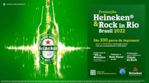 Os ingressos para o Rock in Rio estão esgotados, mas a Heineken dará uma oportunidade para seus consumidores vivam a experiência do festival.