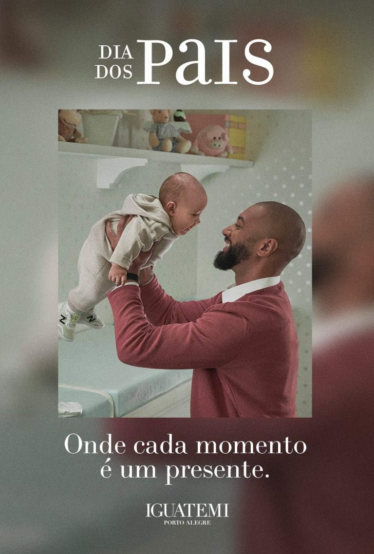 O Shopping Iguatemi celebra, neste Dia dos Pais, os encontros entre pais e filhos da vida real, com campanha da W3haus.