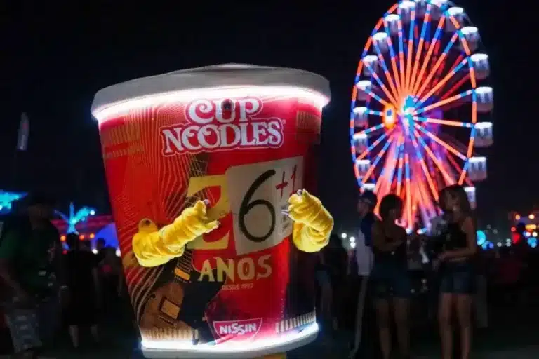 O Cup Noodles será o macarrão instantâneo oficial do Rock in Rio Brasil 2022, que acontece entre os dias 2 e 11 de setembro.