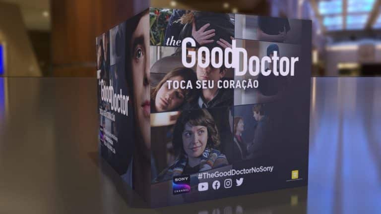 Santa Clara promove ativação da quarta temporada de "The Good Doctor", que chega ao Sony Channel, no Shopping Eldorado, em São Paulo.