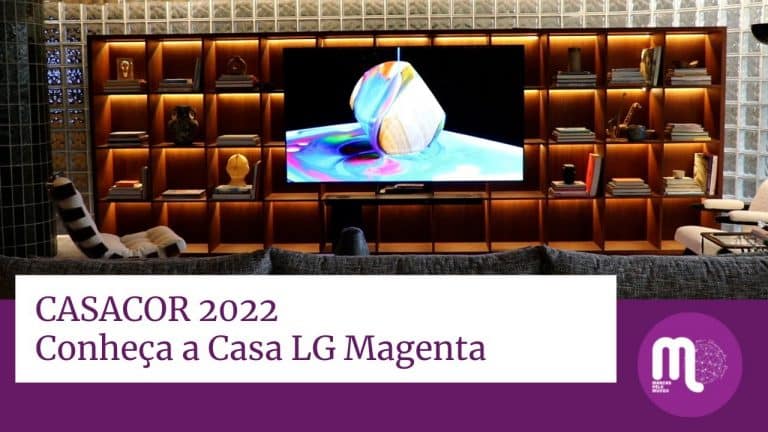A LG Electronics é a parceira tecnológica exclusiva da CASACOR São Paulo 2022 pelo quinto ano consecutivo.