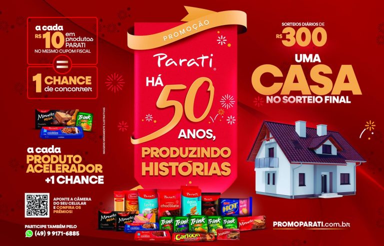 A Parati, uma das principais e mais tradicionais marcas de alimentos do país, está celebrando 50 anos em 2022.