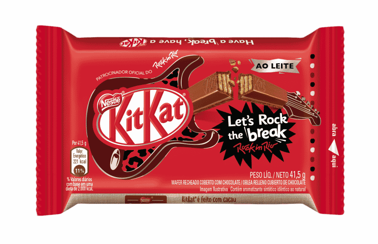 KitKat lança embalagem especial para o Rock in Rio Brasil