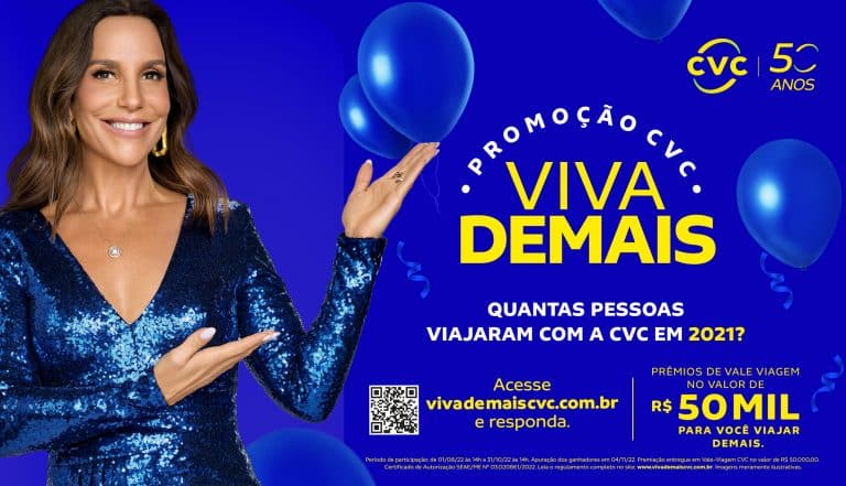 A CVC celebra em 2022 um marco importante: 50 anos de história! A operadora lança então uma nova promoção, idealizada com a Score Retail.
