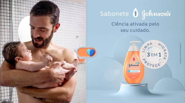 A Johnson's está investindo em um reposicionamento, com a construção de uma nova assinatura de marca "Ciência ativada pelo seu cuidado".
