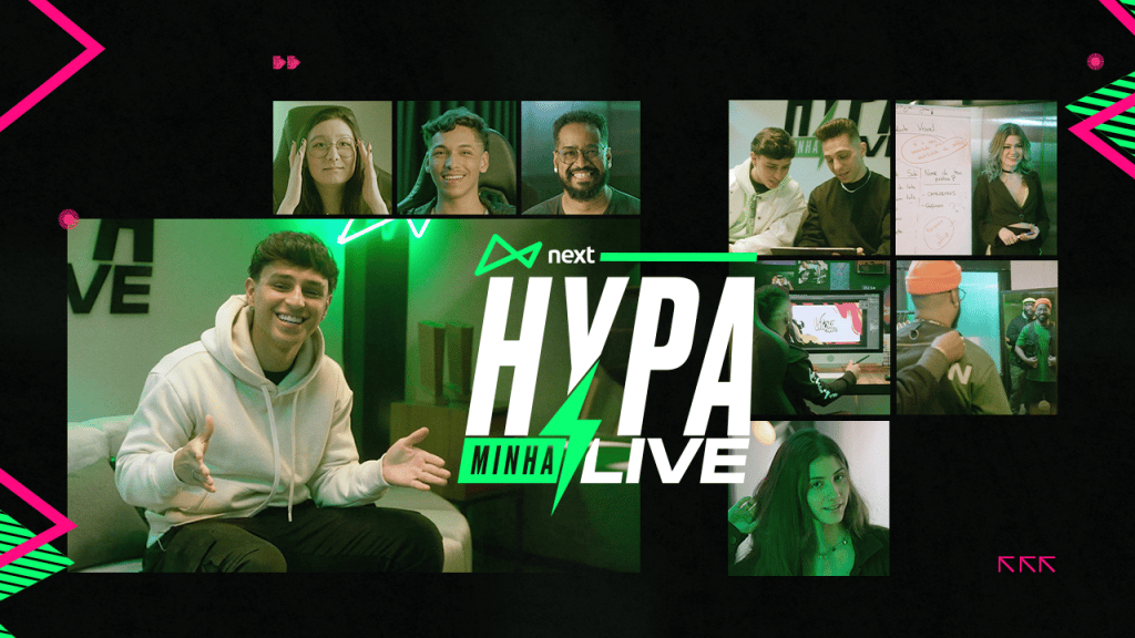 No mês do gamer, o next lança a websérie "Hypa minha live", em parceria com o Nobru, embaixador da marca, e desenvolvida pela 3C Gaming.