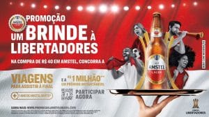 A Amstel, cerveja oficial da Conmebol Libertadores desde 2017, lança a promoção "Um Brinde à Conmebol Libertadores".