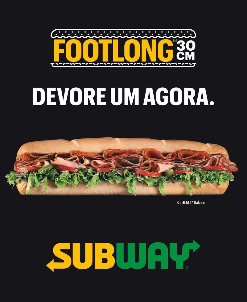 Subway Lan A Campanha Superlativa Para Apresentar Seu Maior Produto