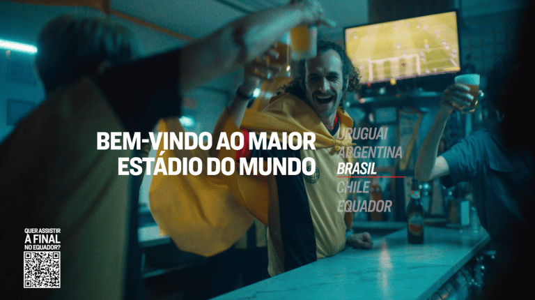 Amstel, cerveja oficial da Conmebol Libertadores, apresenta a campanha "O Maior Estádio do Mundo é o Bar com Amstel".