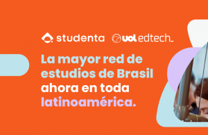 O UOL EdTech, com a internacionalização da Passei Direto, apresenta a Studenta, desenvolvida pela FutureBrand São Paulo.