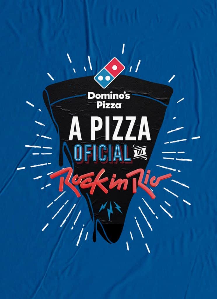 A rede de pizzas Domino's Pizza será a "pizza oficial do Rock in Rio Brasil 2022", o maior festival de música e entretenimento do mundo.