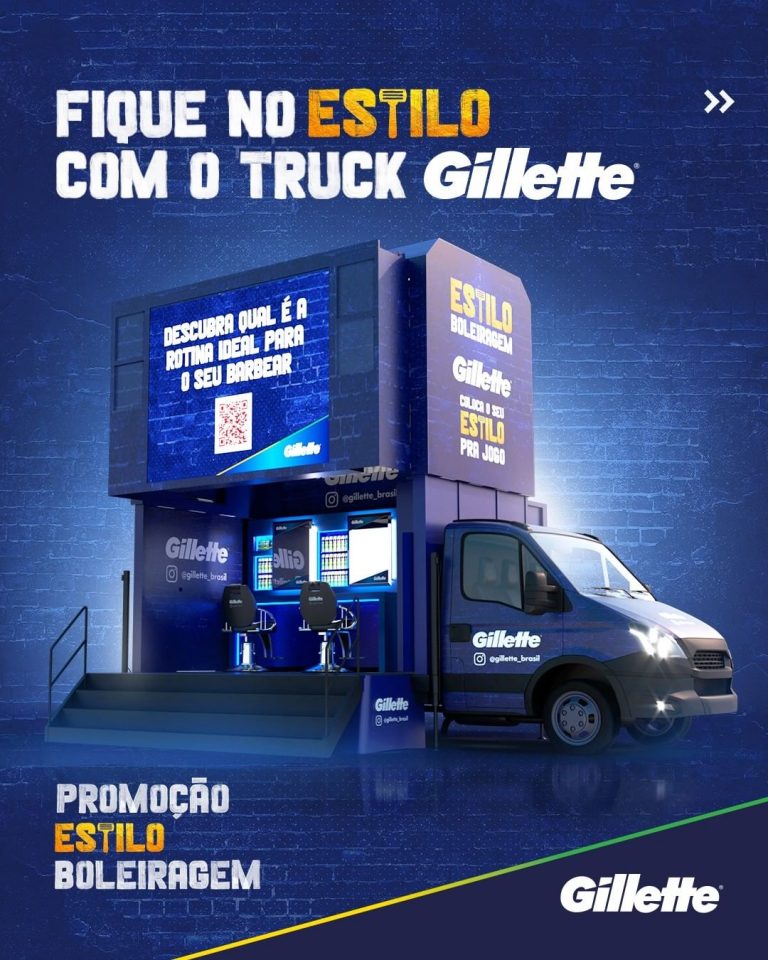 A Gillette, marca da P&G líder em lâminas no mundo, escolheu a cidade de São Paulo para ficar no estilo com a barbearia móvel de Gillette.