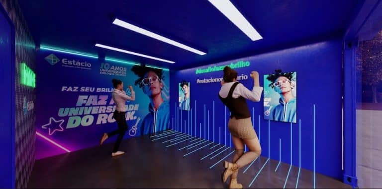 Estácio apresenta estande no Rock in Rio 2022