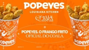 POPEYES, marcas de fast food, estreia no universo da música e anuncia que estará presente na 8ª edição do Coala Festival.