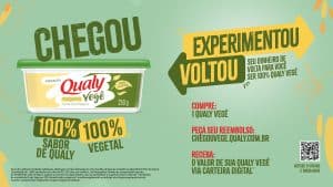 A Qualy apresenta a ação promocional “Experimentou, Voltou”, com foco em seu recém-lançamento Qualy Vegê, margarina 100% vegetal.