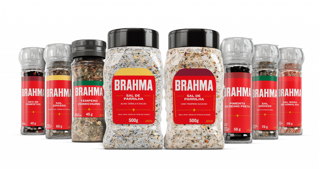 Brahma se une à KiSabor com o lançamento de uma linha de sais e temperos, unindo toda a cremosidade com os sabores da marca alimentícia.