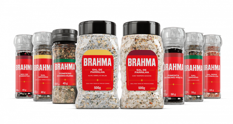 Brahma se une à KiSabor com o lançamento de uma linha de sais e temperos, unindo toda a cremosidade com os sabores da marca alimentícia.