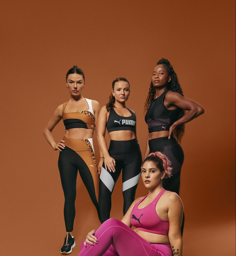A SUCK MY CHIC foi a agência responsável pelo desenvolvimento da campanha da nova linha feminina de treino da PUMA Brasil.
