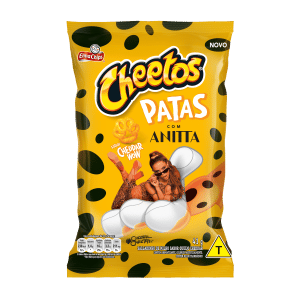 Cheetos convoca Anitta e expande o seu portfólio no Brasil com sabor Cheddar WOW