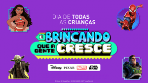 O Dia das Crianças (12 de outubro) está chegando e a The Walt Disney Company Brasil acaba de anunciar o lançamento de sua nova campanha.