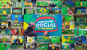 Guaraná Antarctica, com o intuito de fomentar a torcida pela Seleção Brasileira, transformou os muros de comunidades em outdoors.