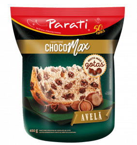 A Parati expande sua linha de panettones e apresenta mais uma versão da linha ChocoMax, agora no sabor Avelã.