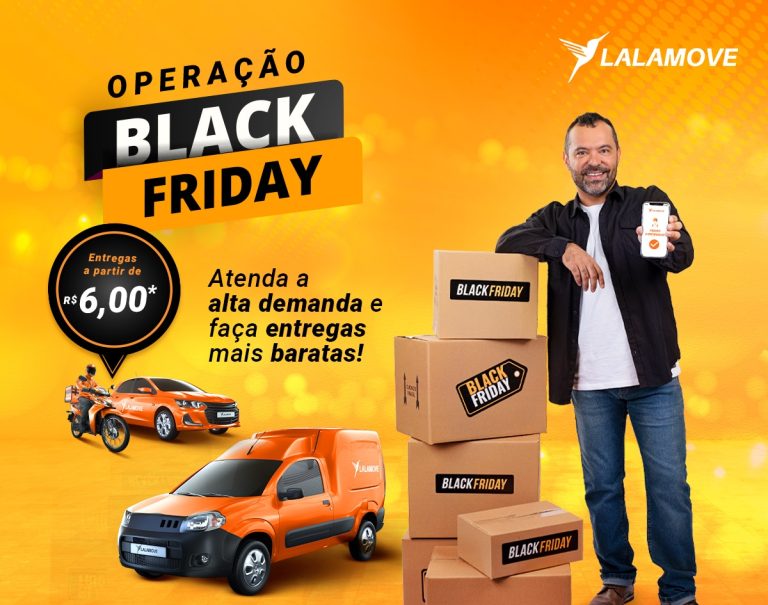 A Lalamove, startup global de entregas, estreou no dia 1, sua campanha nacional com o mote da Black Friday.