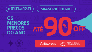 O AliExpress para promover o 11.11, o maior festival global de compras, irá lançar uma campanha integrada com o conceito “Um dia de sorte”.