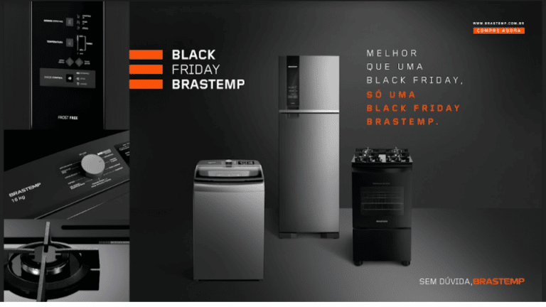 Brastemp e Consul anunciam participação estratégica na TV aberta, com um plano de mídia para o evento da Black Friday.