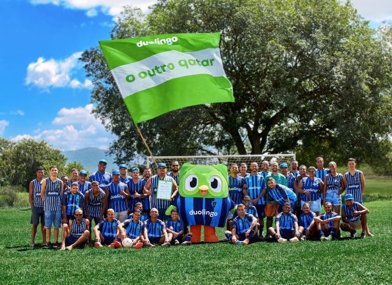 O Duolingo, plataforma de aprendizado de idiomas mais popular do mundo, anuncia patrocéneo oficial ao Qatar, mas não o que você está pensando!