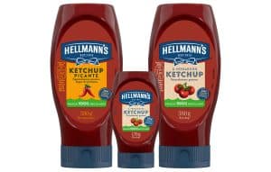 Hellmann's anunciou hoje que todos os seus frascos de Ketchup passarão a ser fabricados com plástico 100% reciclado (resina PET PCR).
