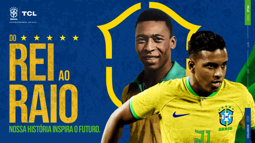 A SEMP TCL, patrocinadora oficial da Seleção Brasileira de Futebol, acaba de lançar a campanha “Do Rei ao Rayo”.