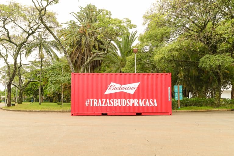 O Parque do Ibirapuera amanheceu com essa surpresa de Budweiser, cerveja oficial da Copa do Mundo FIFA, nesta terça-feira.