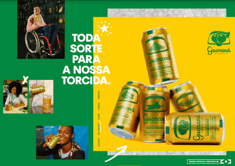 Guaraná Antarctica lança sabores de Guaraná inspirados em simpatias da torcida para apoiar a Seleção Brasileira.