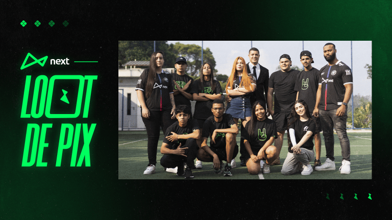O banco next convidou seu embaixador gamer e co-fundador do Fluxo, Cerol, para apresentar o reality show "Loot de Pix", já no ar no YouTube.