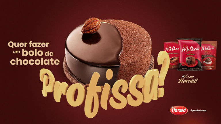 A Harald, empresa líder em coberturas e referência em chocolates para o mercado especializado no Brasil, lança nova campanha.