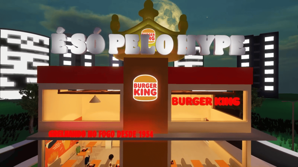 O Burger King anuncia o lançamento de um restaurante no Metaverso, possibilitando pedidos no BKverso para os clientes recerem em casa.