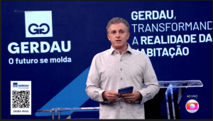 A Gerdau, neste último domingo, dia 11, fez sua primeira ação de parceria com o programa Domingão com Huck, da TV Globo.