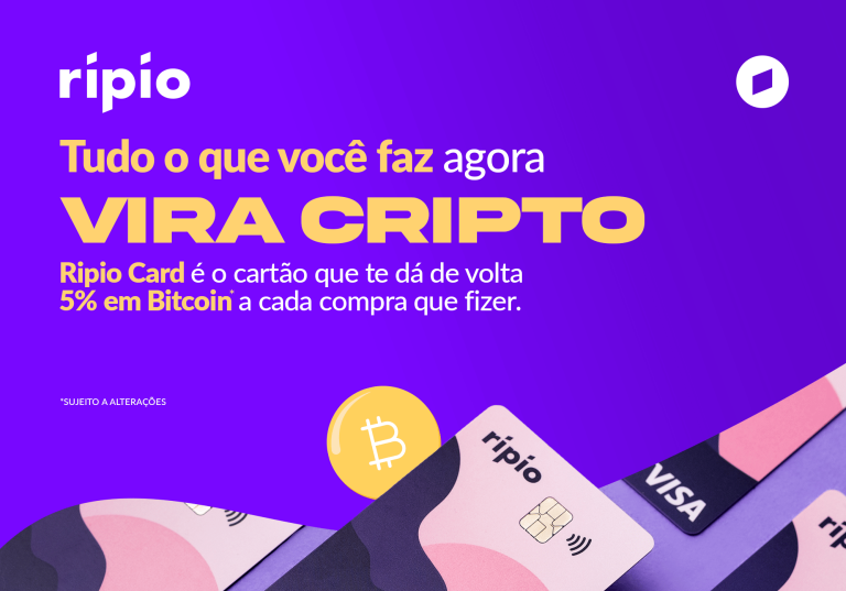 A Ripio, marca do setor cripto na América Latina, acaba de lançar a campanha: "Ripio Card: tudo o que você faz agora vira cripto".